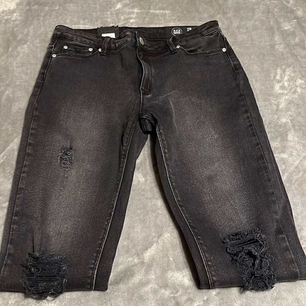 RES Denim Black Skinny Jean. Size 29